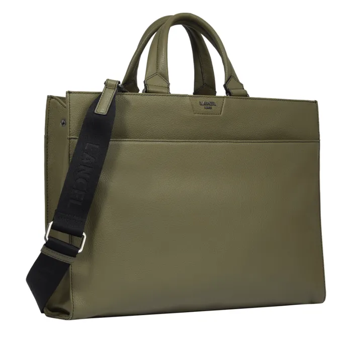 14 Doc Holder Dark Khaki Men Lancel Business Bags 14 Doc Holder Dark Khaki Men Lancel Business Bags
