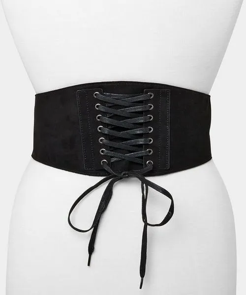 Accessories and Jewellery Vivienne Lace Up Corset Belt Black Joebrowns Apparel Accessories and Jewellery Vivienne Lace Up Corset Belt Black Joebrowns Apparel