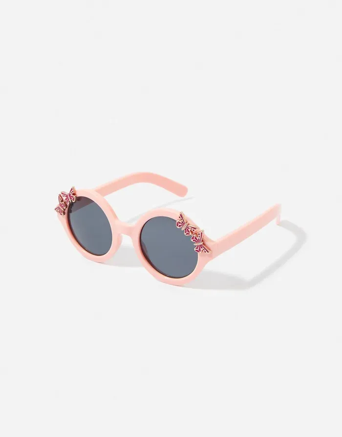 Accessorize Girls Butterfly Round Sunglasses Girls Accessories