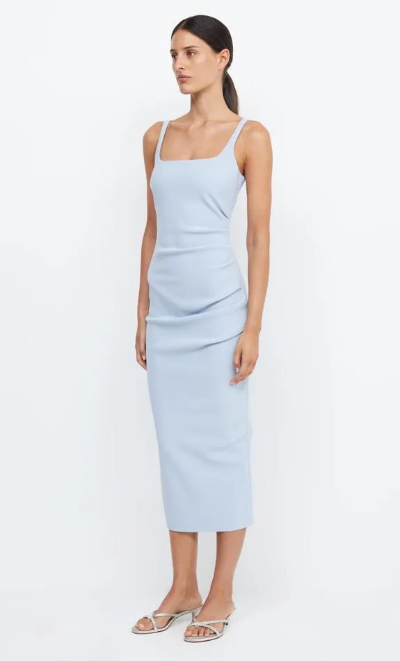 Bec Bridge Bridesmaid Dresses Women BE MINE SQUARE NECK DRESS 8211 DUSTY BLUE