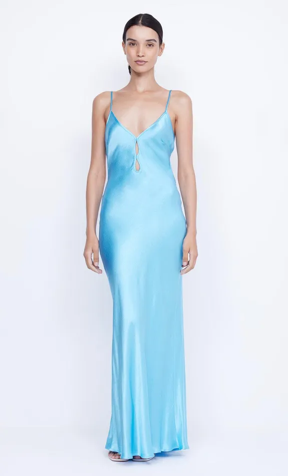 Bec Bridge Prom Dresses Women MARGAUX KEYHOLE DRESS 8211 TOPAZ BLUE