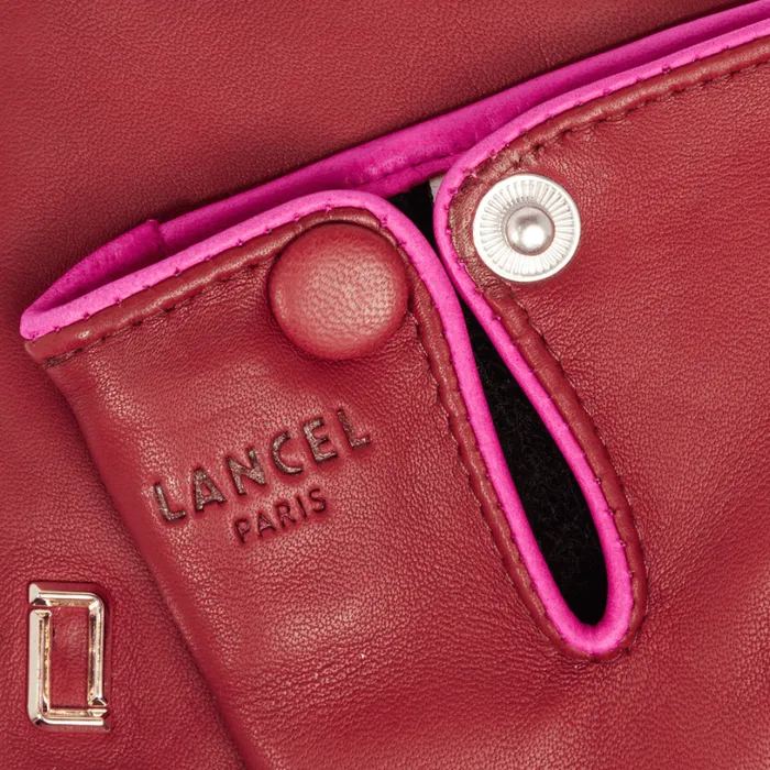 Bicolor Gloves Carminepink Women Lancel Gloves Bicolor Gloves Carminepink Women Lancel Gloves