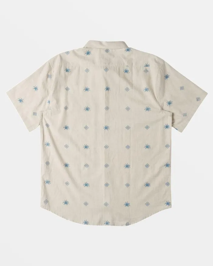 Billabong Boys039 Tops Boys 27 Sundays Short Sleeve Shirt Cream 8211 Men