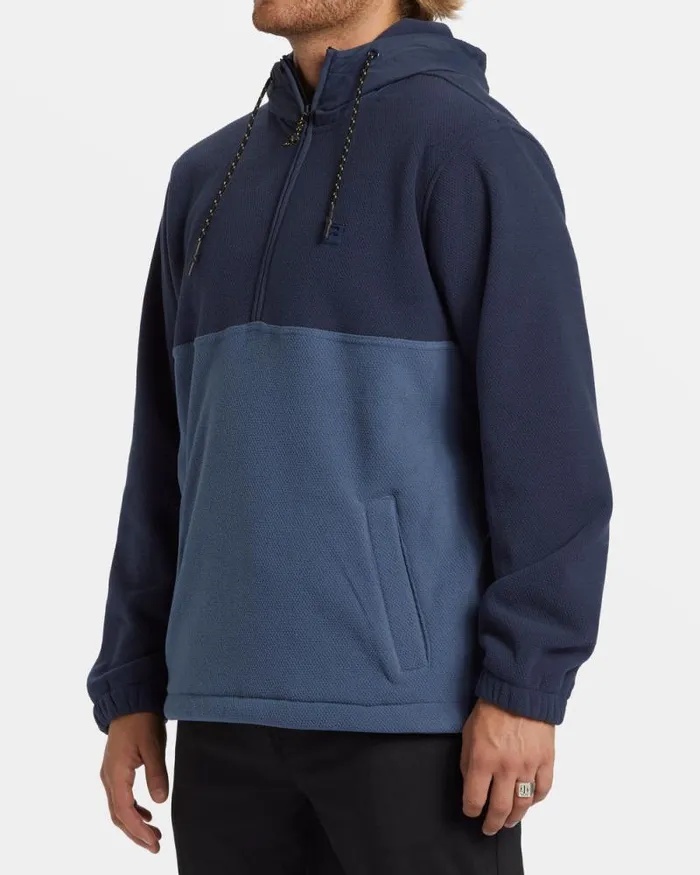 Billabong Hoodies and Fleece ADiv Boundary Hooded HalfZip Pullover Dusty Navy 8211 Men Billabong Hoodies and Fleece ADiv Boundary Hooded HalfZip Pullover Dusty Navy 8211 Men