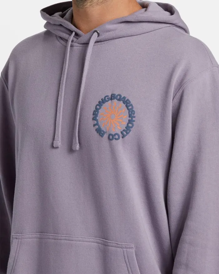 Billabong Hoodies and Fleece Short Sands Hoodie Purple Ash 8211 Men