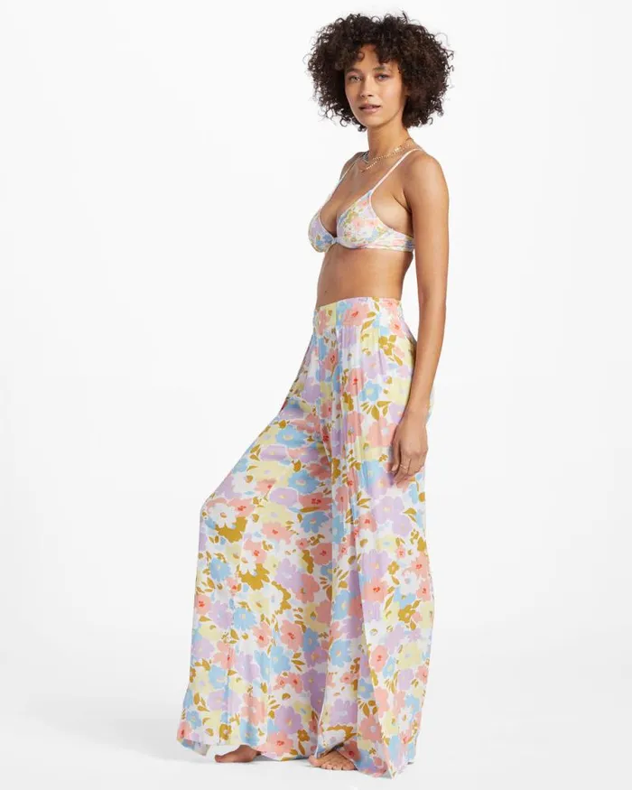 Billabong Jeans and Pants Split Spirit Floral Pants White Multi 8211 Women Billabong Jeans and Pants Split Spirit Floral Pants White Multi 8211 Women