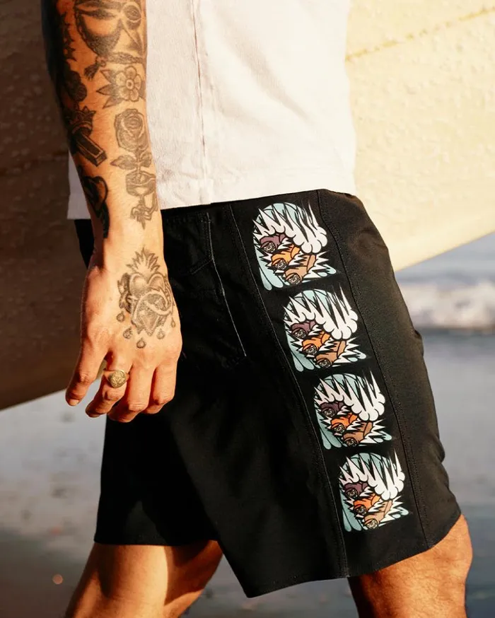 Billabong Long Length 18034 8211 21034 Skulls D Bah Pro 18034 Boardshorts Black 8211 Men Billabong Long Length 18034 8211 21034 Skulls D Bah Pro 18034 Boardshorts Black 8211 Men