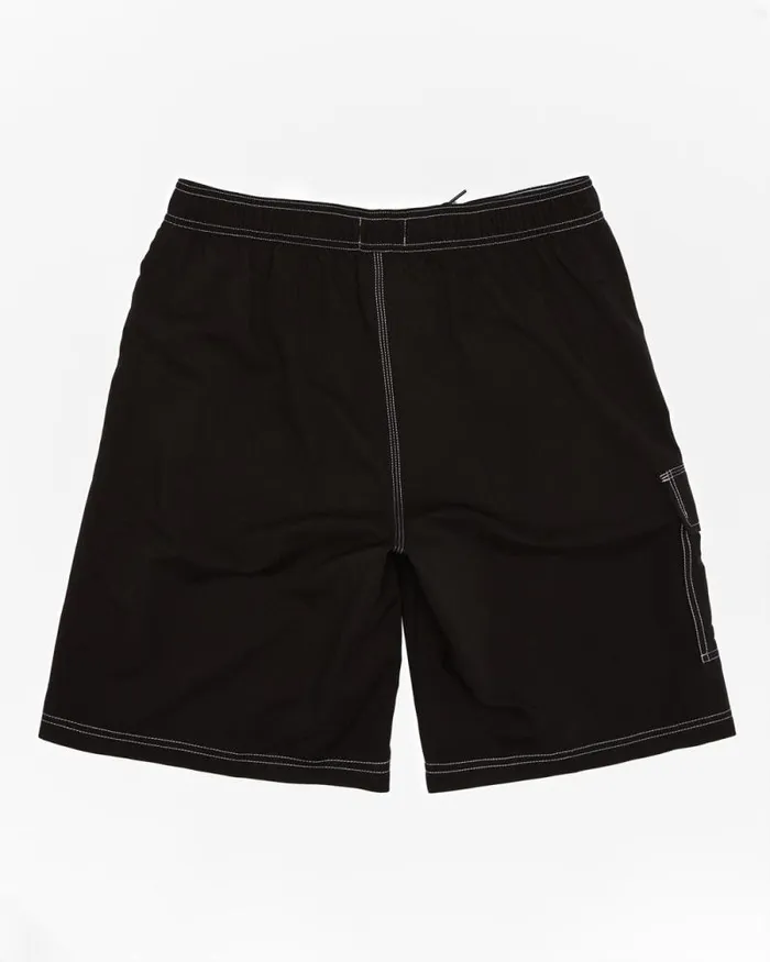 Billabong Long Length 18034 8211 21034 Throw On Layback 21034 Swim Trunks Black 8211 Men