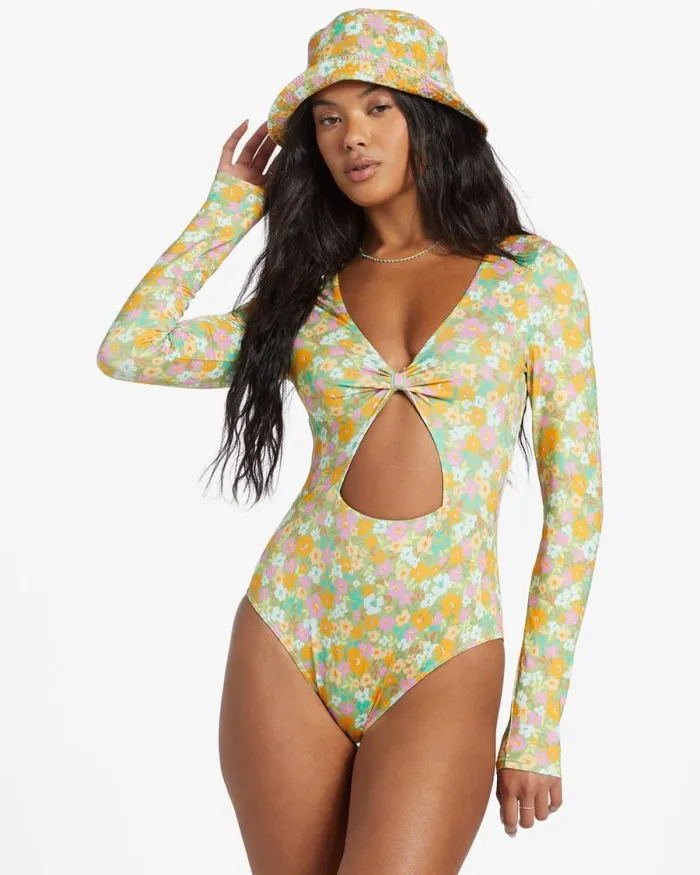 Billabong One Pieces On The Bright Side Surf Tee Palm Green 8211 Women Billabong One Pieces On The Bright Side Surf Tee Palm Green 8211 Women
