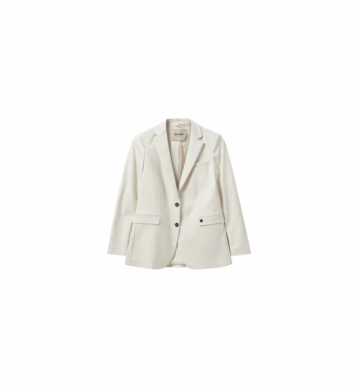Blazers MMMary Night Blazer Ecru 8211 MOS MOSH Women Blazers MMMary Night Blazer Ecru 8211 MOS MOSH Women