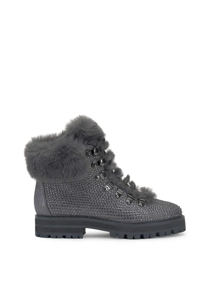 Boots and Booties Shoes Jessica Simpson Norina Combat Bootie In Pewter