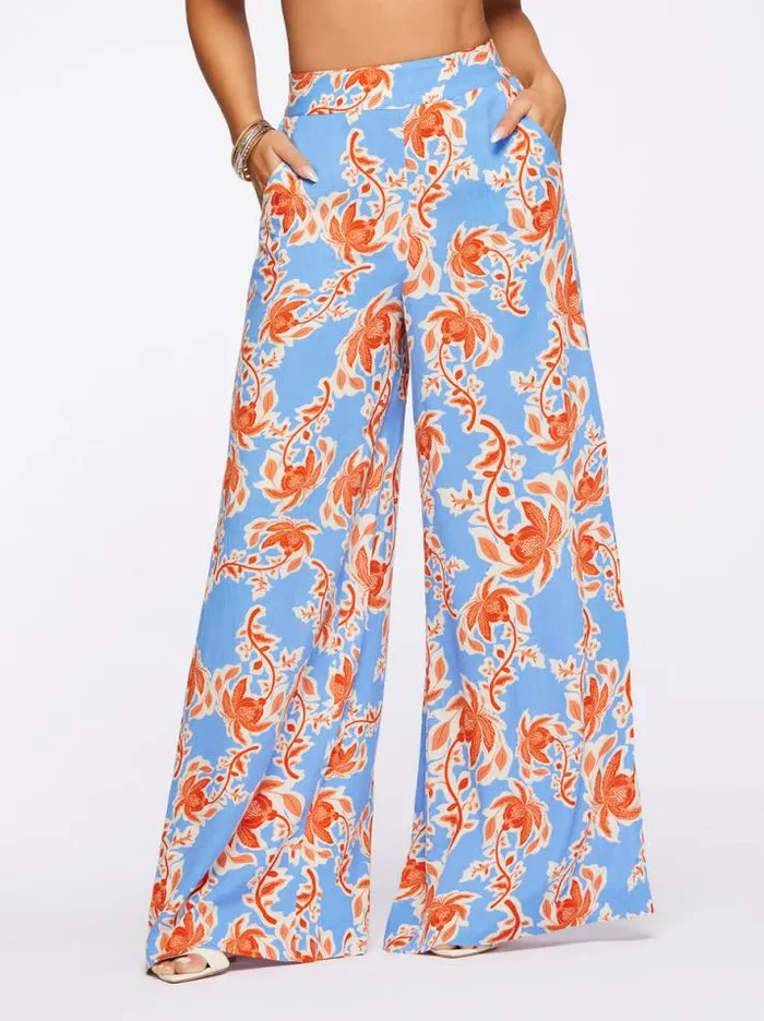 Bottoms Clothing Jessica Simpson Shaye Pant In Defined Botanicals