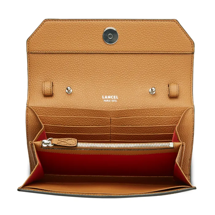Chain Wallet Camel Women Lancel Clutch Chain Wallet Camel Women Lancel Clutch