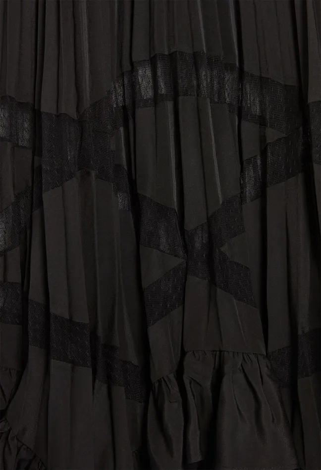 Claudie Pierlot Asymmetrical Pleated Skirt Black Women Skirts And Shorts Claudie Pierlot Asymmetrical Pleated Skirt Black Women Skirts And Shorts