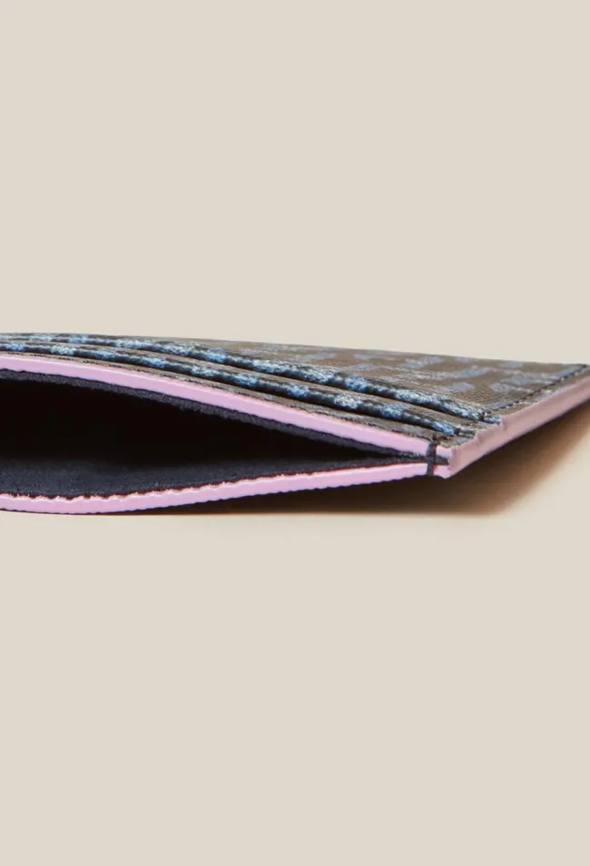 Claudie Pierlot Jean Toto Monogram Card Holder Cp Navy Women Small Leather Goods Claudie Pierlot Jean Toto Monogram Card Holder Cp Navy Women Small Leather Goods