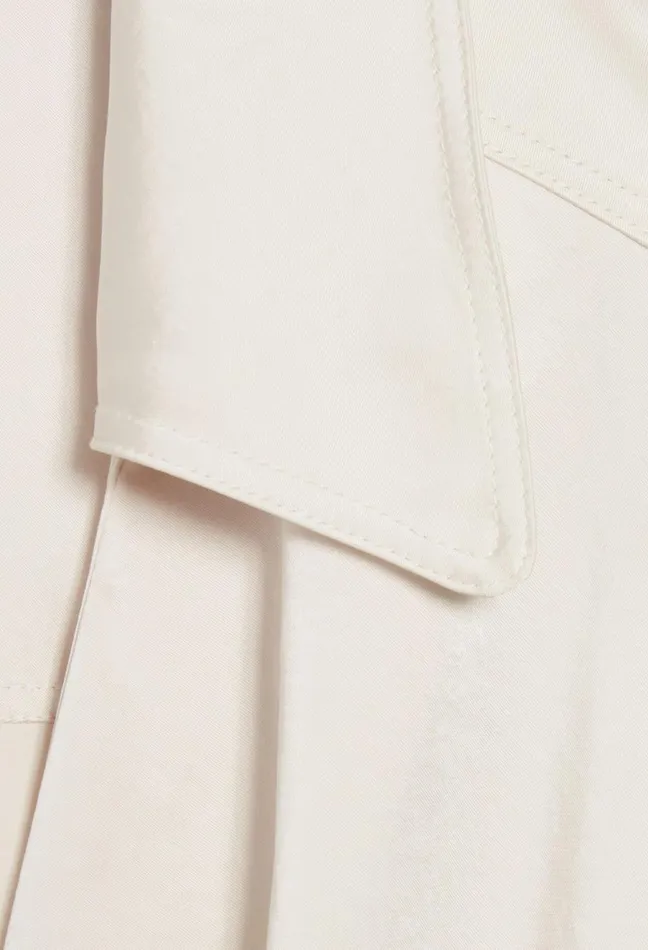Claudie Pierlot Midi Wrap Dress Ice Beige Women Dresses Claudie Pierlot Midi Wrap Dress Ice Beige Women Dresses