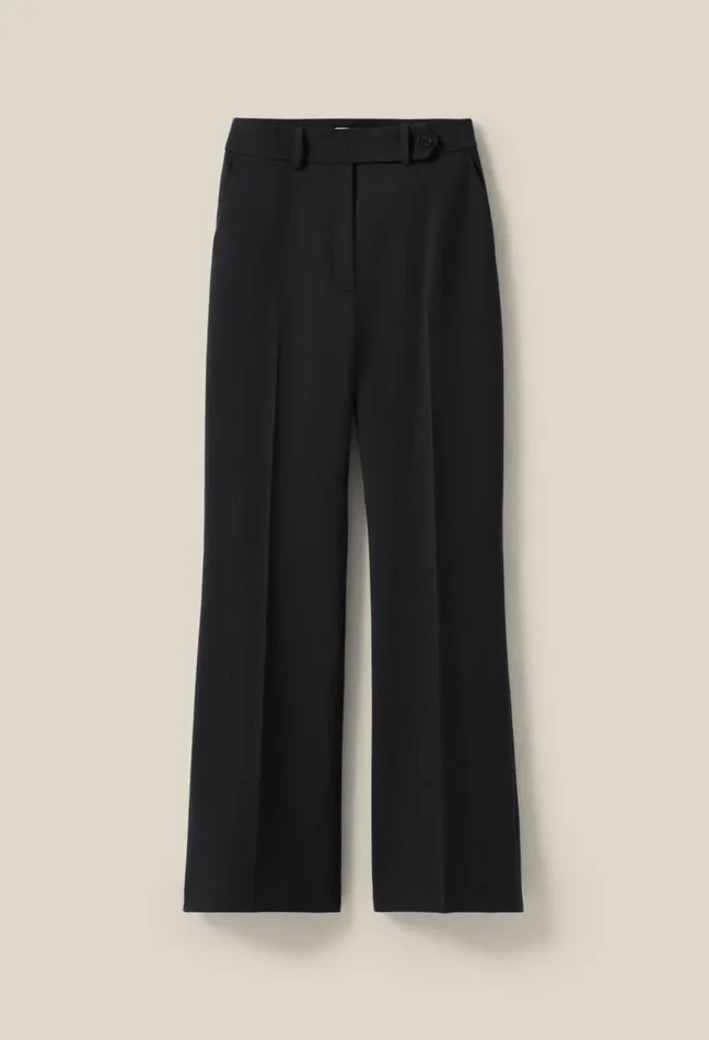 Claudie Pierlot Navy Wool Suit Trousers Black Women Jeans And Trousers Claudie Pierlot Navy Wool Suit Trousers Black Women Jeans And Trousers