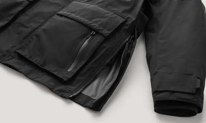 Coats and Parkas Men Belstaff Expedition 3In1 Parka Black Coats and Parkas Men Belstaff Expedition 3In1 Parka Black