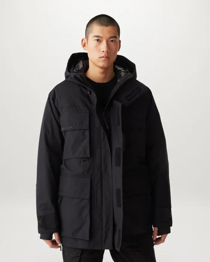 Coats and Parkas Men Belstaff Expedition 3In1 Parka Black Coats and Parkas Men Belstaff Expedition 3In1 Parka Black
