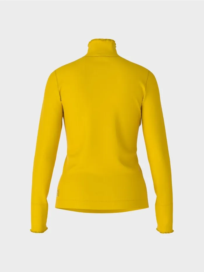 Damen Marc Cain Shirts and Tops Longsleeve Mit Stehkragen Corn