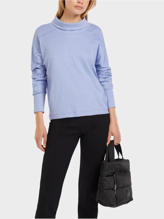 Damen Marc Cain Shirts and Tops TShirt Mit Angeschnittenen rmeln Soft Violet