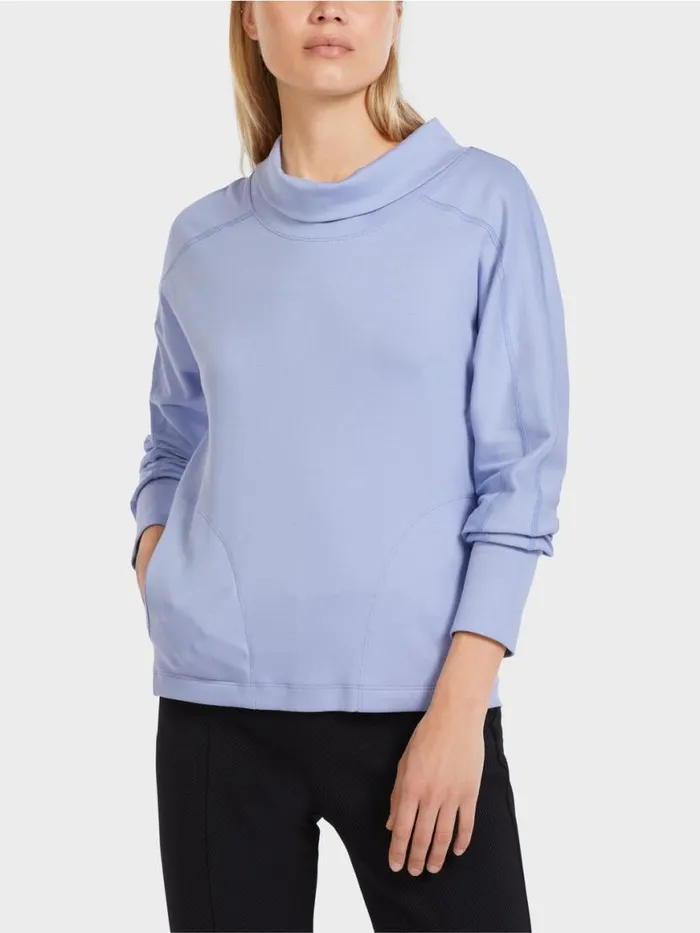 Damen Marc Cain Shirts and Tops TShirt Mit Angeschnittenen rmeln Soft Violet