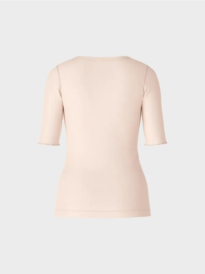 Damen Marc Cain Shirts and Tops Uni TShirt Mit 34rmel Almond Blossom