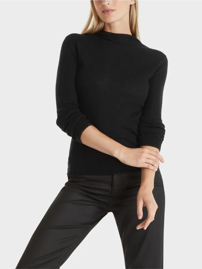 Damen Marc Cain Strick Sweater 034Rethink Together034 Black