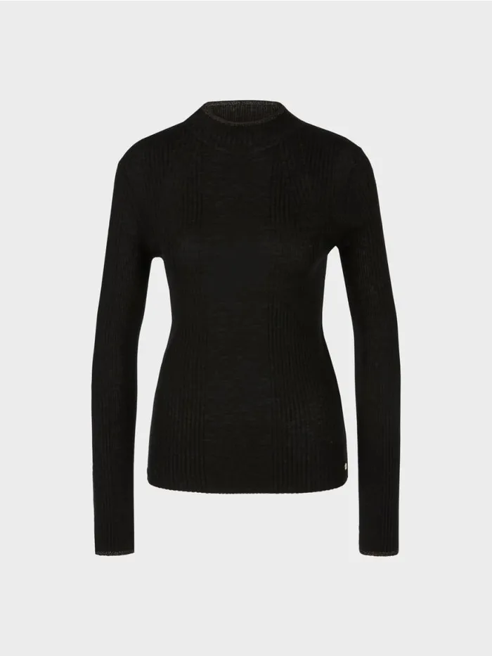 Damen Marc Cain Strick Sweater 034Rethink Together034 Black
