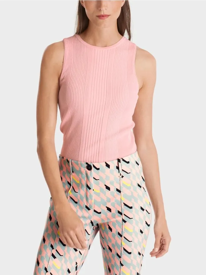 Damen Marc Cain Strick Top 034Rethink Together034 Soft Powder Pink
