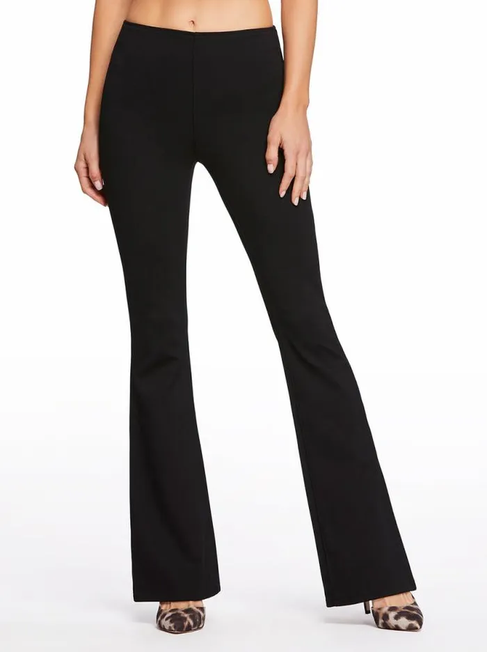 Denim Clothing Jessica Simpson Pull On Flare In Black Ponte