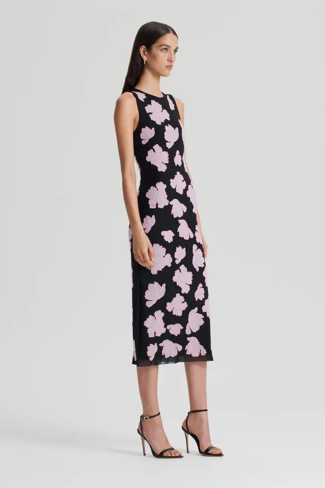 Dresses Scanlan Theodore Women EMBROIDERED FLORAL MESH DRESS BLACKPINK Dresses Scanlan Theodore Women EMBROIDERED FLORAL MESH DRESS BLACKPINK