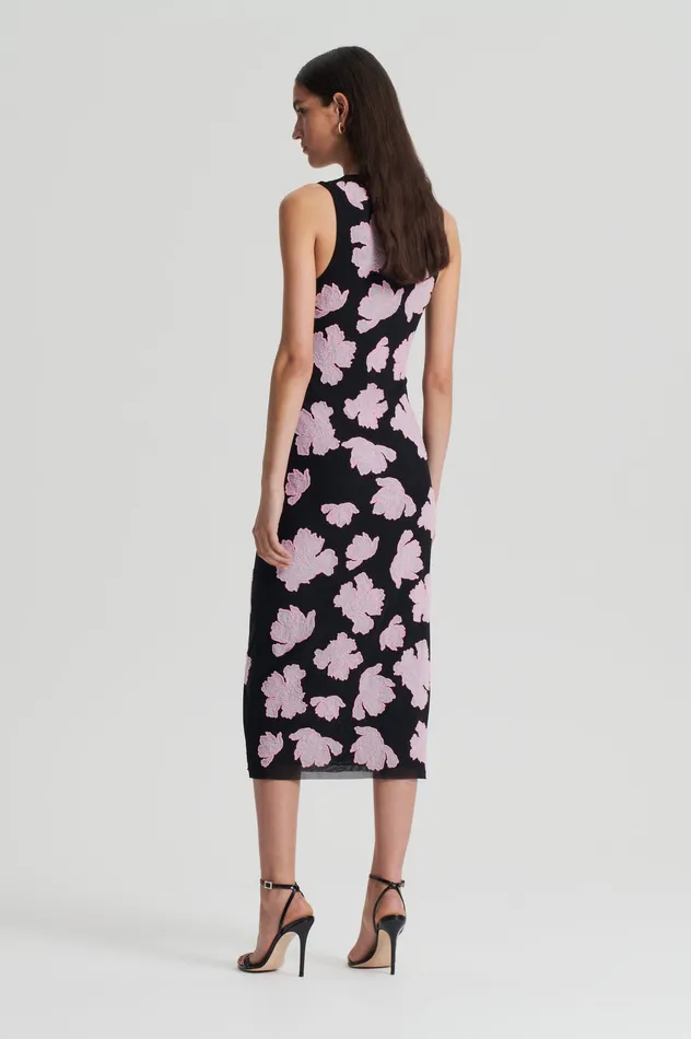Dresses Scanlan Theodore Women EMBROIDERED FLORAL MESH DRESS BLACKPINK Dresses Scanlan Theodore Women EMBROIDERED FLORAL MESH DRESS BLACKPINK