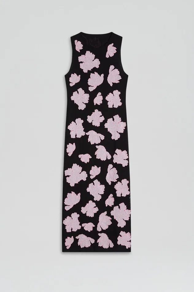 Dresses Scanlan Theodore Women EMBROIDERED FLORAL MESH DRESS BLACKPINK Dresses Scanlan Theodore Women EMBROIDERED FLORAL MESH DRESS BLACKPINK