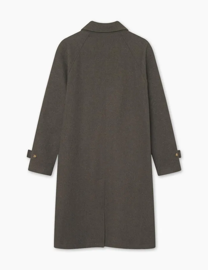 Fort Jackets PINE WOOL COAT Dark Moss Melang 8211 Men Fort Jackets PINE WOOL COAT Dark Moss Melang 8211 Men