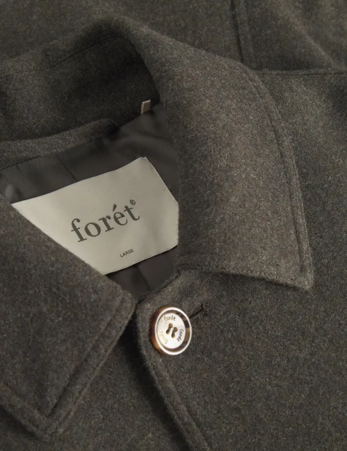 Fort Jackets PINE WOOL COAT Dark Moss Melang 8211 Men Fort Jackets PINE WOOL COAT Dark Moss Melang 8211 Men