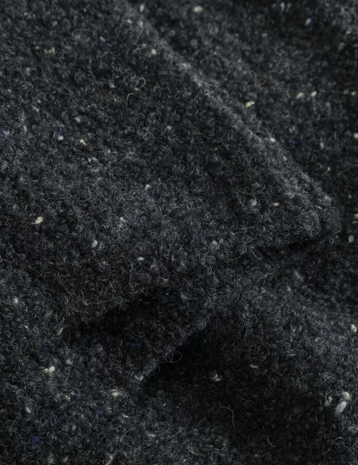 Fort Knitwear MOSS MERINO KNIT Dark Grey Mlange 8211 Men Fort Knitwear MOSS MERINO KNIT Dark Grey Mlange 8211 Men