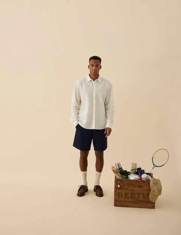 Fort Shirts HATCH SHIRT Cloud 8211 Men Fort Shirts HATCH SHIRT Cloud 8211 Men