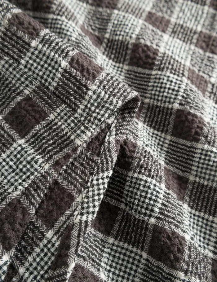 Fort Shirts HORNET SEERSUCKER SHIRT Brown Check 8211 Men Fort Shirts HORNET SEERSUCKER SHIRT Brown Check 8211 Men