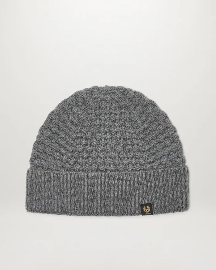 Hats MenWomen Belstaff Sternway Beanie Medium Grey Heather