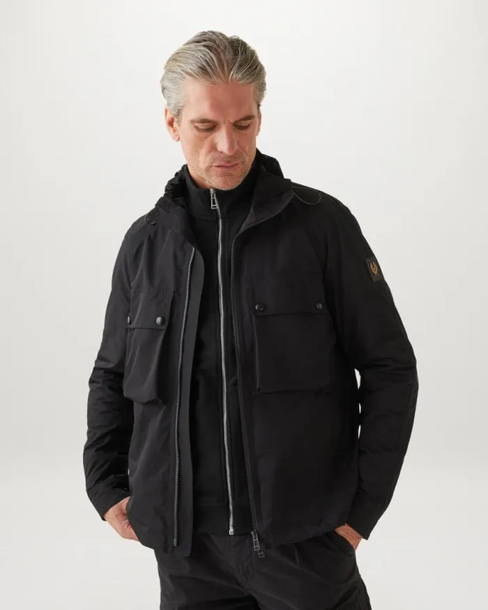 Hoodies and Sweatshirts Men Belstaff Belstaff Full Zip Sweatshirt Black Hoodies and Sweatshirts Men Belstaff Belstaff Full Zip Sweatshirt Black