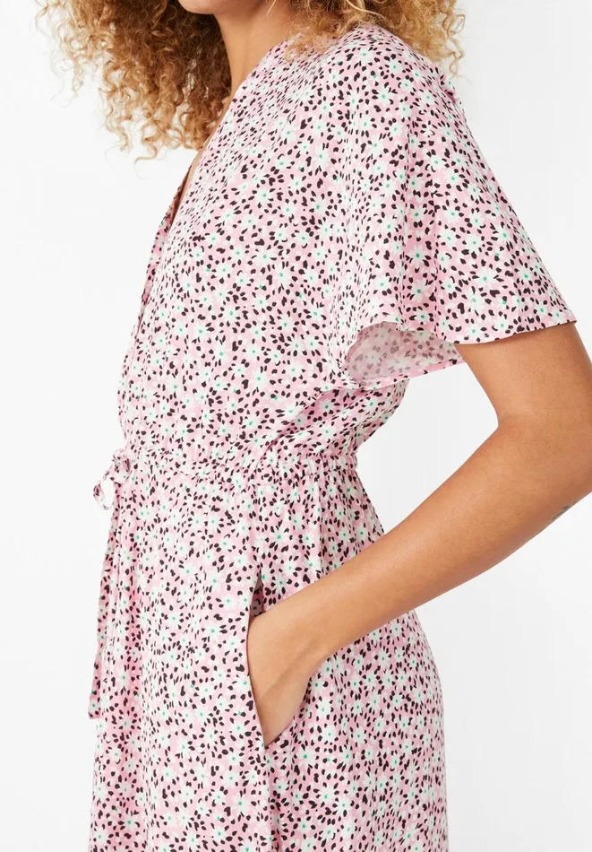 Hush Dresses Women Yasmin Midi Dress Mini Daisy Pink