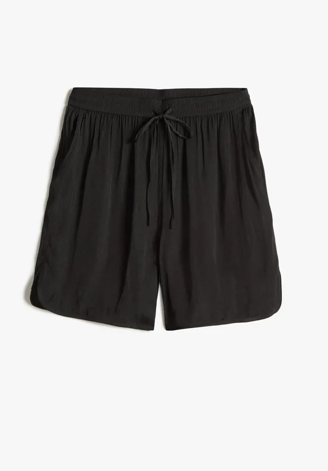 Hush Shorts Women Oriole Relaxed Silky Shorts Black Hush Shorts Women Oriole Relaxed Silky Shorts Black