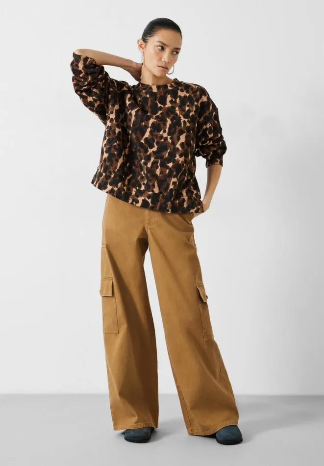 Hush Sweatshirts and Hoodies Women Leanne Leopard Sweatshirt Leopard