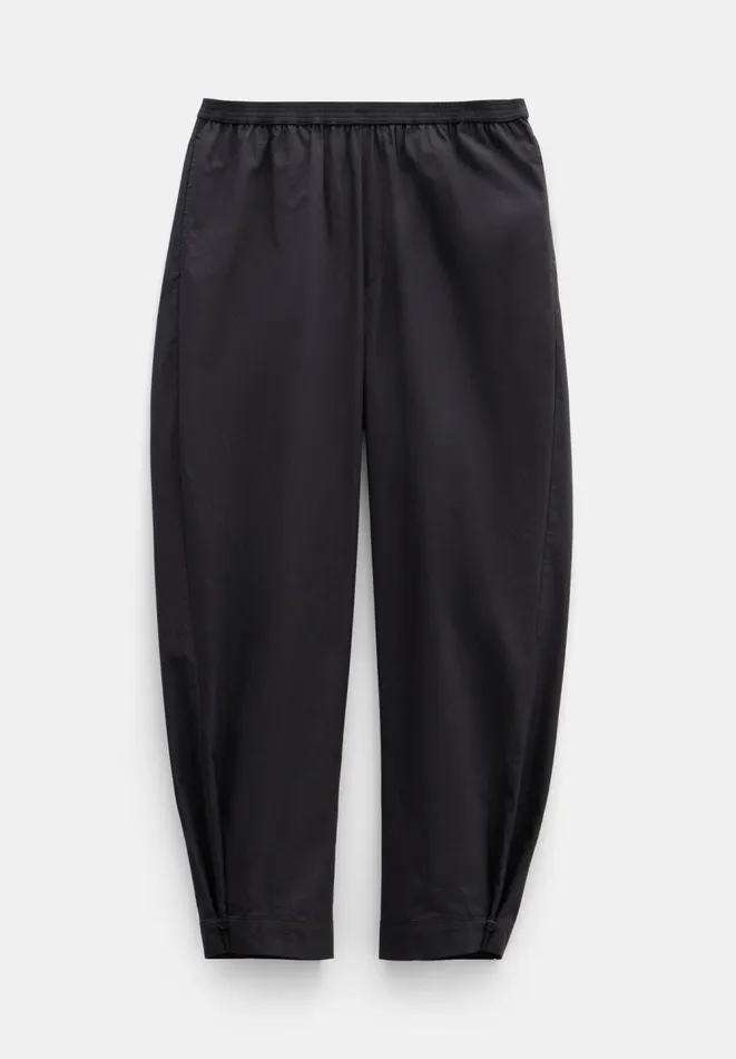 Hush Trousers Women Cotton Poplin Easy Trousers Black