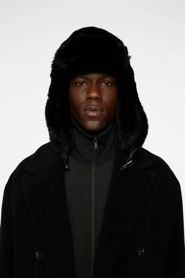 JLindeberg Beanies Men Trapper Faux Fur Hat