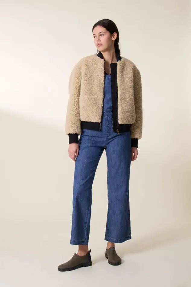 Jackets and Coats Women Leon and Harper Blouson Avarana Mix Off White