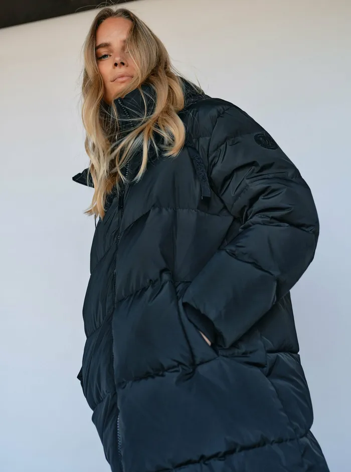 Jackets and Coats Women MMNova Avon Down Jacket Black MOS MOSH Jackets and Coats Women MMNova Avon Down Jacket Black MOS MOSH