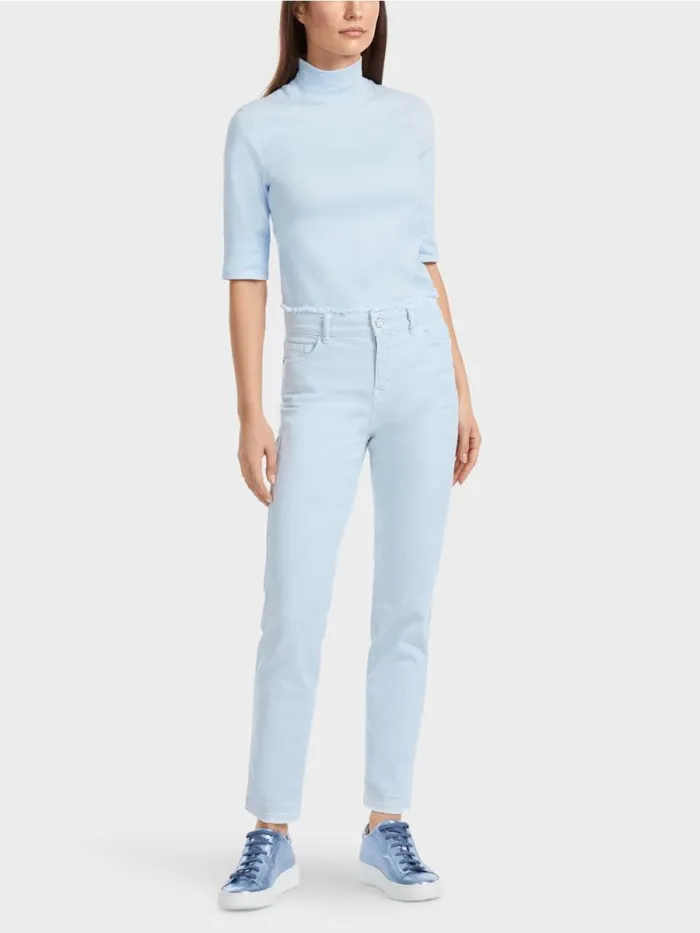 Jeans Damen Marc Cain 034Rethink Together034 Jeans SILEA Soft Powder Blue