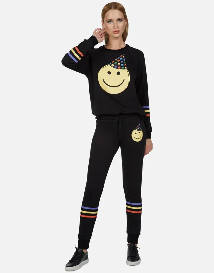 Jess Party Hat Black Women039s Lauren Moshi Long Sweatpants